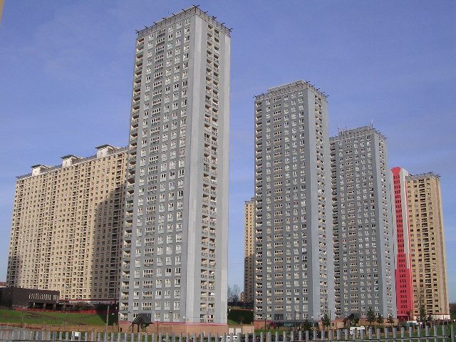high-rise-flats-1960-uk-glasgow